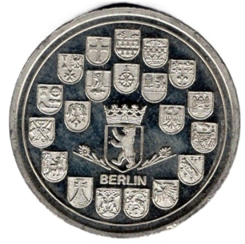 Berlin 100 Jahre Reichstagsgebäude Friedrich Ebert Medaille 1994