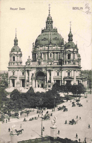 Berlin Cathedral – original vintage picture postcard, c. 1910