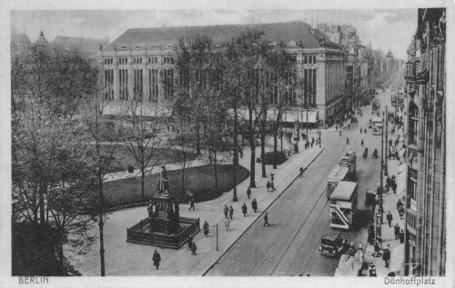 Berlin Dönhoffplatz alte Ansichtskarte * um1920