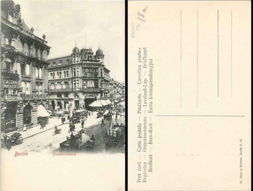 Berlin Friedrichstrasse * ca. 1910