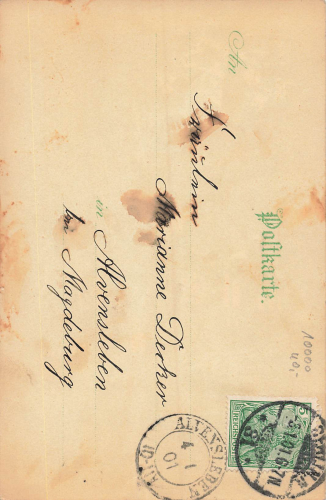 Berlin stop against the light AK, tram, memorial church, litho o 3.1.1901
