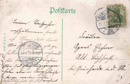 Berlin Schloss und Lustgarden alte Ansichtskarte