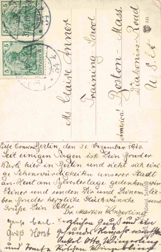 Berlin Palace, old picture postcard, c. 1910