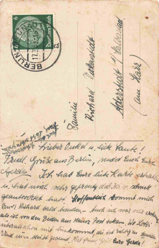 Berlin Palace, old picture postcard, c. 1939