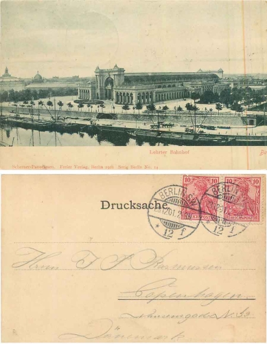 Berlin, Lehrter Railway station o 23.12.1901