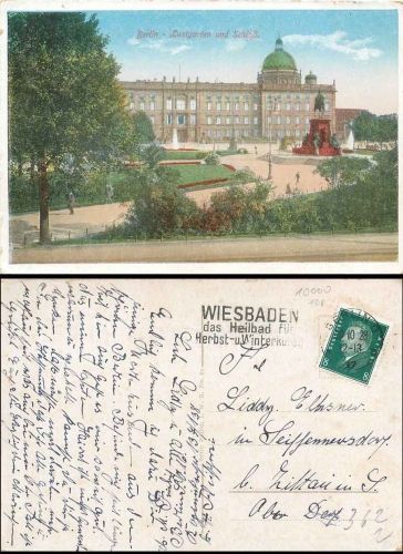 Berlin Lustgarten and Palace o 30.10.1928