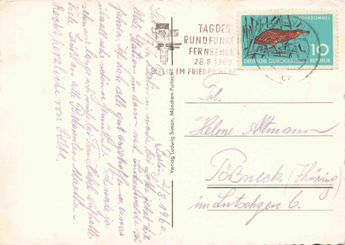 Berlin Mehrbildkarte alte Ansichtskarte o 1960