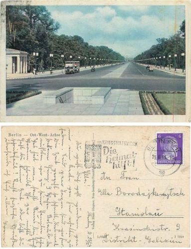 Berlin Ost-West-Achse o 25.6.1943