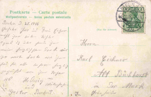 Berlin Potsdamer Platz, vintage postcard o 1906