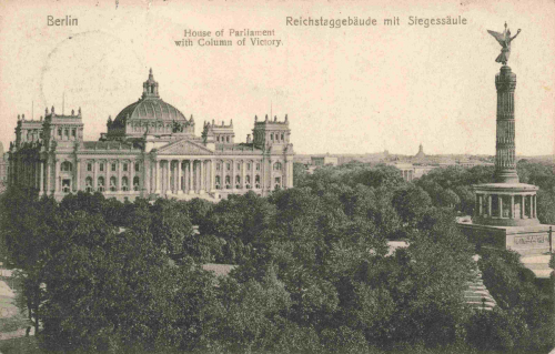 Berlin Reichstagsgebäude alte Ansichtskarte