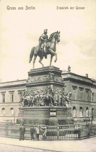Berlin Reiterstandbild Friedre der Grosse * um 1910
