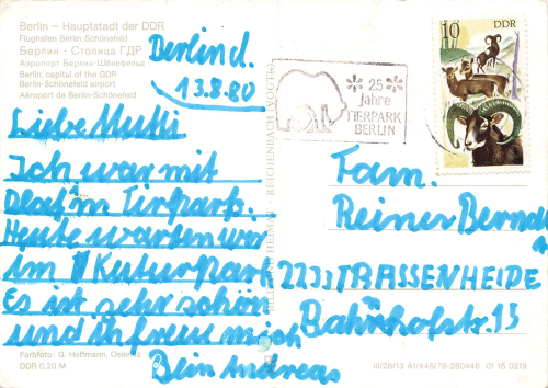 Berlin Schoenefeld Airport o 1980