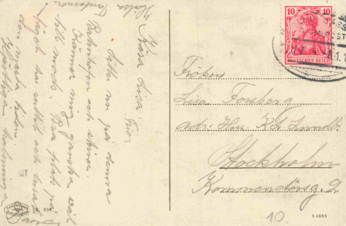 Berlin Stettiner Bahnhof original alte Ansichtskarte o um 1910