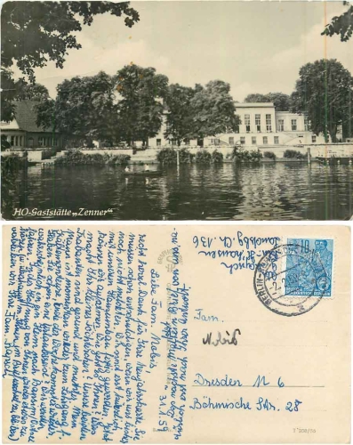Treptow Berlin HO Restaurant Zenner from January 31, 1959