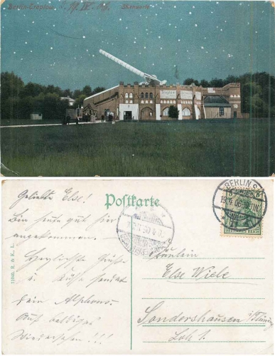 Treptow Berlin Observatory o April 19, 1906