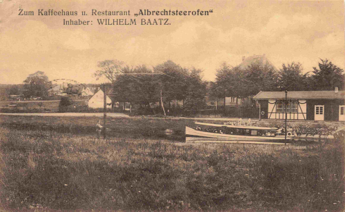 Wannsee Berlin Gasthauses Zum Kaffeehaus u. Restaurant „Albrechtsteerofen“ o um 1915