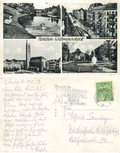 Wilmersdorf  Berlin o 11.5.1953