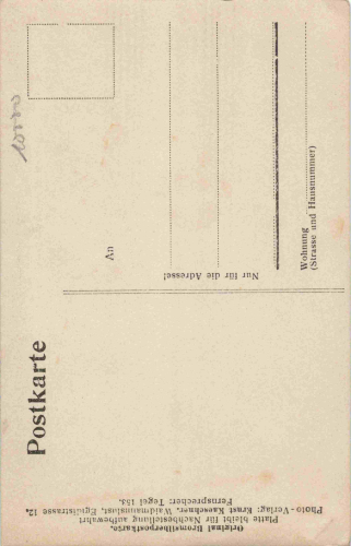 Berlin SW Gründerzeit Haus Echtfotokarte o 1911