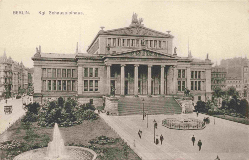 Berlin Schauspielhaus, original vintage postcard * 1910