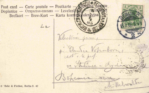 Berlin, Café Bauer, Unter den Linden – original vintage picture postcard, c. 1905
