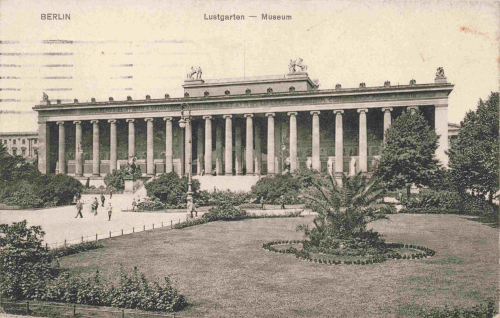 Berlin Lustgarten Museum original alte Ansichtskarte o 1916
