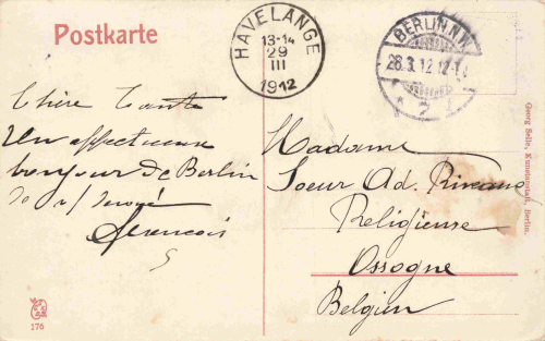 Berlin Bahnhof Friedrichstrasse original alte Ansichtskarte o 1912