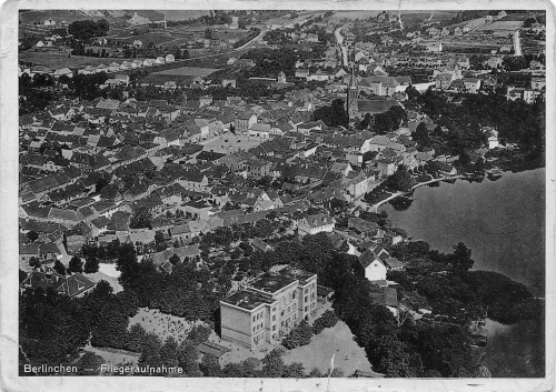 Berlinchen Barlinek aerial photograph Neumark * around 1940