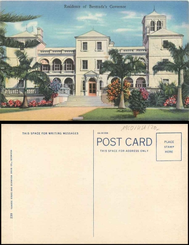 Residence of Bermudas Governor *ca. 1940