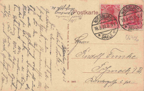 Bernburg Saale Schloss o 1922