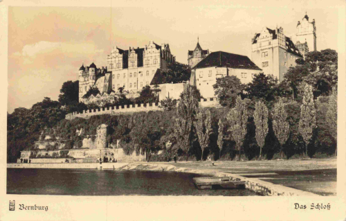 Bernburg Saale Schloss o 1951
