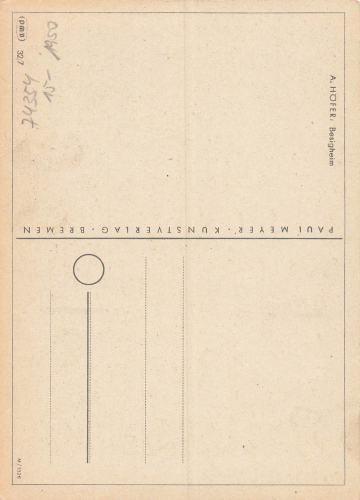 Besigheim Kuenstlerkarte A Höfer um 1950
