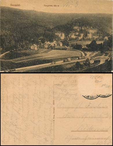 Beuron Donautal Tiergarten o ca. 1920