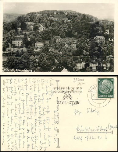 Bielefeld Johannisberg o 20.7.1939