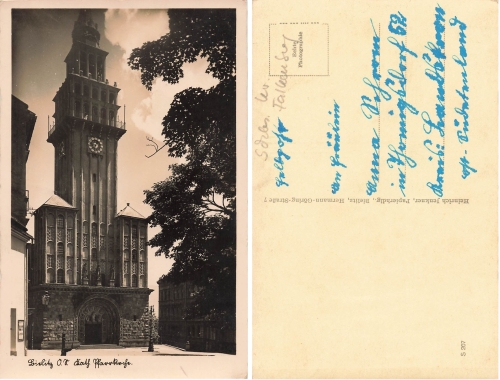 Bielitz Oberschlesien Parrkirche Bielsko-Biała gebraucht um 1940