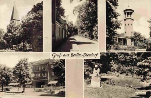 Biesdorf Berlin Mehrbildkarte o 1959
