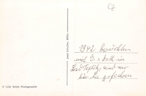 Bilin Sauerbrunn Sudetengau Böhmen Bílina * 1942lina o 1910