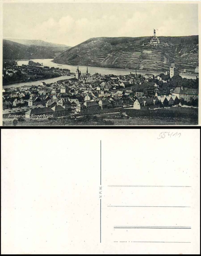 55411 Bingen mit Bingerbruck *ca. 1935