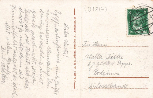 01796 Birkwitz Pirna Haendlers Conzert und Balletablissement o 1928