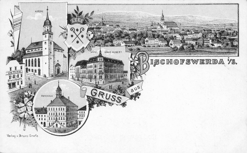 01877 Bischofswerda Litho * um 1900