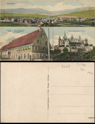 Bisingen Warenhandlung Wacher * ca. 1930