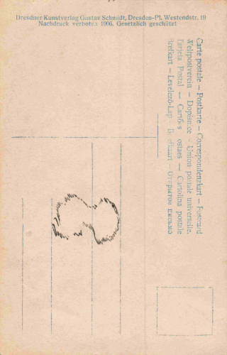 Blankenstein Karl königlich sächsischer Hofschauspieler  Verlag Schmidt 1906