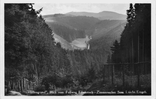 Eibenstock Zimmersacher Sosa Höllengrund Erzgebirge * um 1930