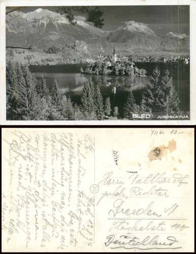 Bled Slowenien gebr. 1934
