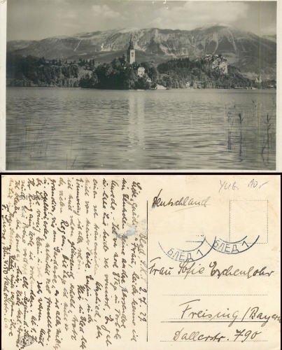 Bled Slovenien gebr. 1929