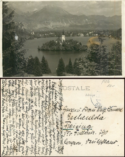 Bled Slovenien gebr. ca.1940