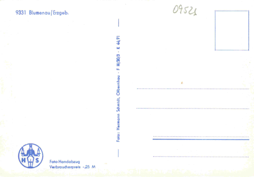 Blumenau Erzgebirge Olbernhau * 1971