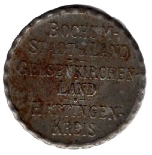 Bochum Gelsenkirchen Hattingen War Money 10 Pfennig 1918 Emergency Coin