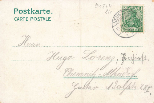 04874 Bockwitz Belgern-Schildau Gasthof Litho o 1900