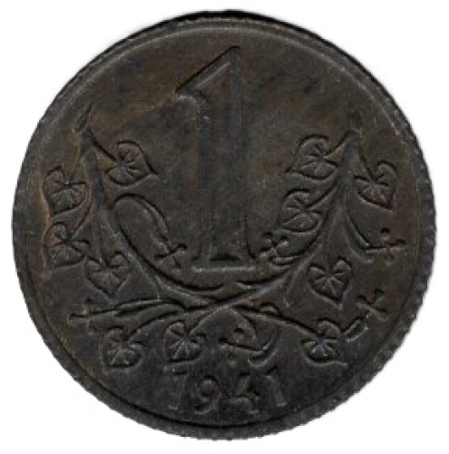 Böhmen und Mähren 1 Krone 1941 Protektorat