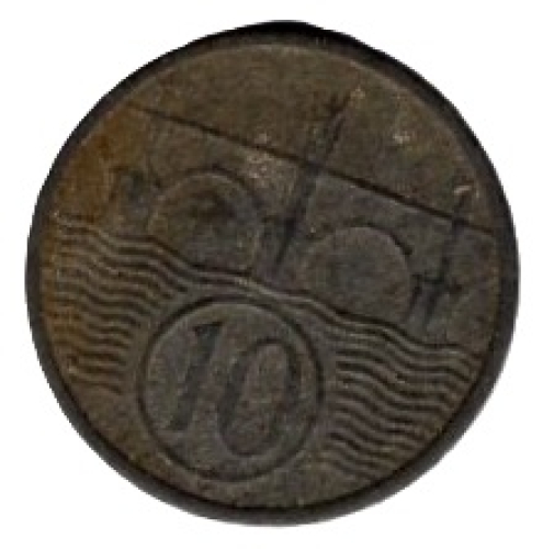 Böhmen und Mähren 10 Heller 1942 Protektorat